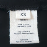 L'Agence Black Silk Size Extra Small Long Sleeve Top