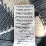 Alexander McQueen Bejeweled Argyle Sweater Gray Wool Size Large