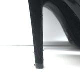 Christian Dior Crystal-Embellished Pumps Black Suede Size 39