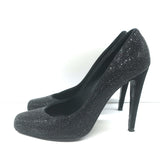 Christian Dior Crystal-Embellished Pumps Black Suede Size 39