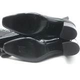 Saint Laurent Betty Thigh High Boots Black Stretch Vinyl Size 38.5