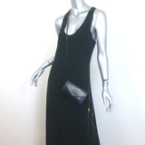 Saint Laurent Mini Envelope Tassel Crossbody Black Leather Belt Bag