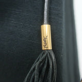 Saint Laurent Mini Envelope Tassel Crossbody Black Leather Belt Bag