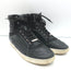 Christian Dior Cannage Leather High Top Sneakers Black Size 39.5