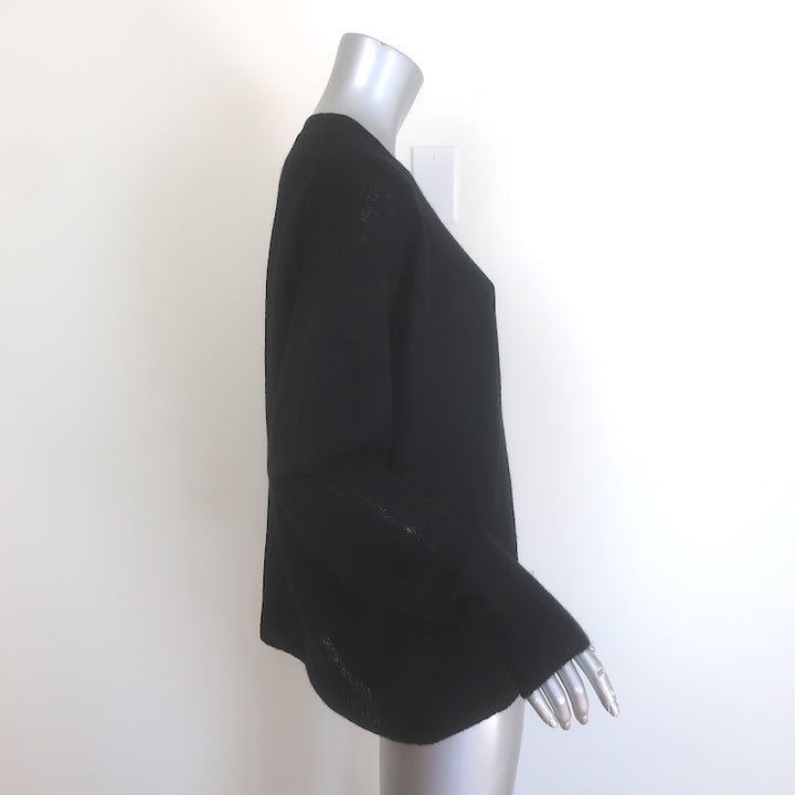 NAADAM Featherweight Cashmere Crewneck Sweater Black Size Large