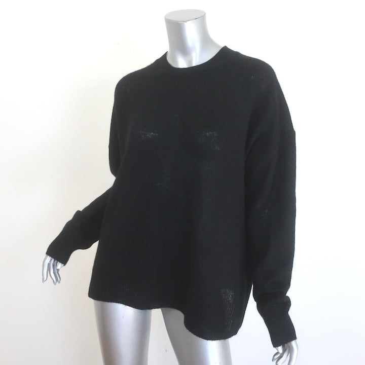 NAADAM Featherweight Cashmere Crewneck Sweater Black Size Large