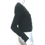 Ralph Lauren Black Label Cashmere Pearl Button Cardigan Black Size Medium