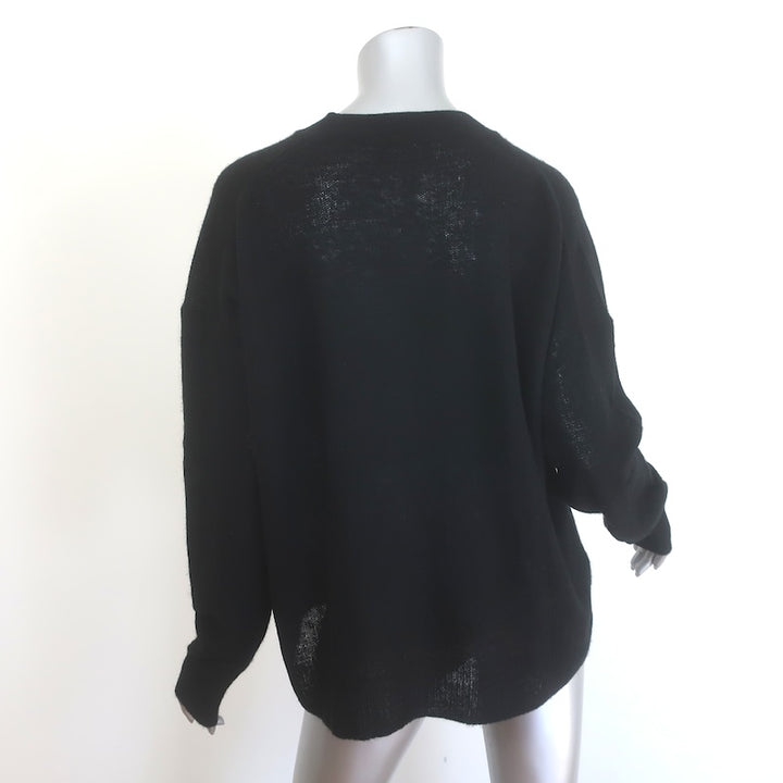 NAADAM Featherweight Cashmere Crewneck Sweater Black Size Large
