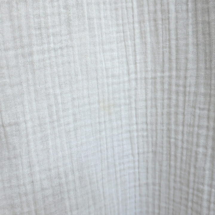 Xirena Maxi Tunic Dress White Cotton Gauze Size Large