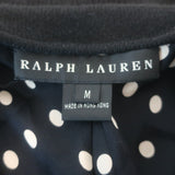 Ralph Lauren Black Label Cashmere Pearl Button Cardigan Black Size Medium
