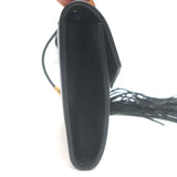 Saint Laurent Mini Envelope Tassel Crossbody Black Leather Belt Bag