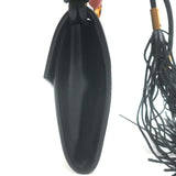 Saint Laurent Mini Envelope Tassel Crossbody Black Leather Belt Bag