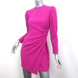 A.L.C. Mini Dress Jane Shocking Pink Crepe Size 0