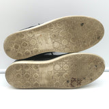 Christian Dior Cannage Leather High Top Sneakers Black Size 39.5