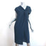 Maison Margiela Asymmetric Knotted Dress Navy Polyester Size 44