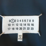 Maison Margiela Asymmetric Knotted Dress Navy Polyester Size 44