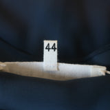 Maison Margiela Asymmetric Knotted Dress Navy Polyester Size 44