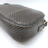 Celine Crecy Snakeskin Camera Bag Dark Taupe Small Crossbody