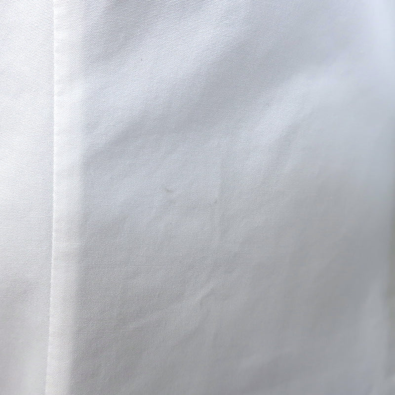 Calvin Klein 205W39NYC Balloon Sleeve Blouse White Cotton Poplin Size 8
