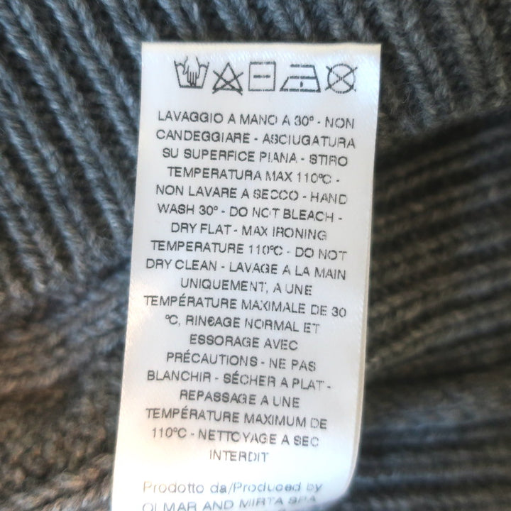 Des_Phemmes Crystal-Embellished Cable Knit Sweater Vest Gray Size Extra Small