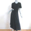 A.L.C. Bridget Twisted Cut-Out Midi Dress Black Stretch Jersey Size Medium