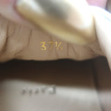 Christian Louboutin Vieira Spike Sneakers Gold Metallic Leopard Print Size 37.5