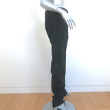 Dior Tuxedo Pants Black Wool-Mohair Size 46R Straight Leg Trousers