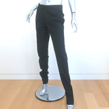 Dior Tuxedo Pants Black Wool-Mohair Size 46R Straight Leg Trousers