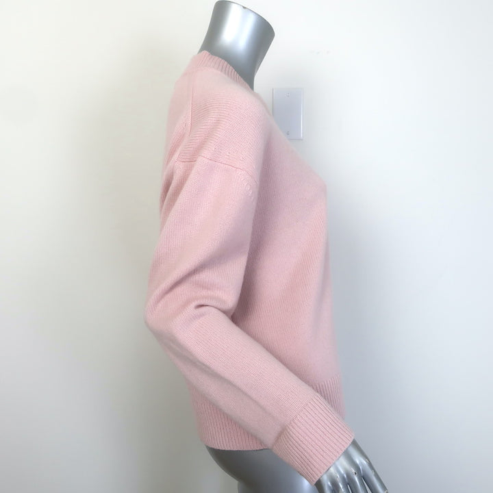 TWP Boy Cashmere Crewneck Sweater Baby Pink Size Extra Small