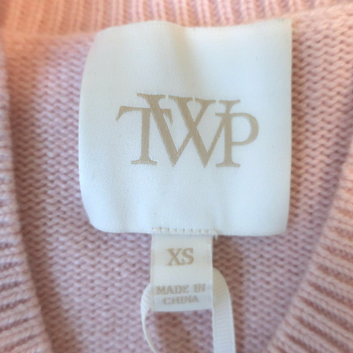 TWP Boy Cashmere Crewneck Sweater Baby Pink Size Extra Small