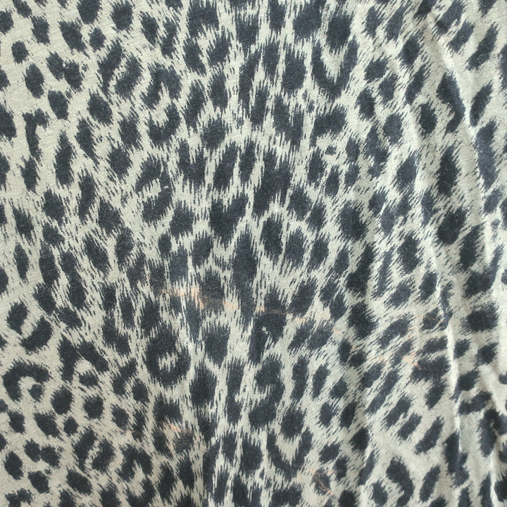 Zimmermann Leopard Print Sleeveless Midi Dress Olive Size 1