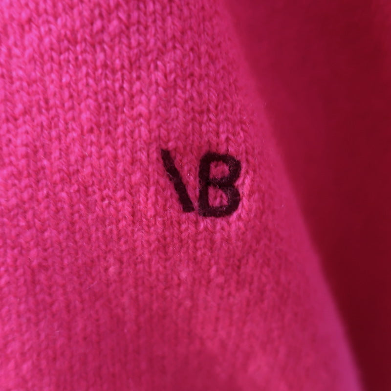 Victoria Beckham Oversized Stretch Cashmere Sweater Pink Size Extra Extra Small