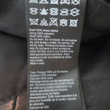 AllSaints Harwood Leather Jacket with Removable Hood Black Size Extra Large