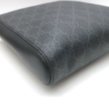 Gucci GG Supreme Small Web-Strap Messenger Bag Black Canvas & Leather