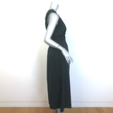 Rails Selani One-Shoulder Midi Dress Black Smocked Cotton Size Extra Small