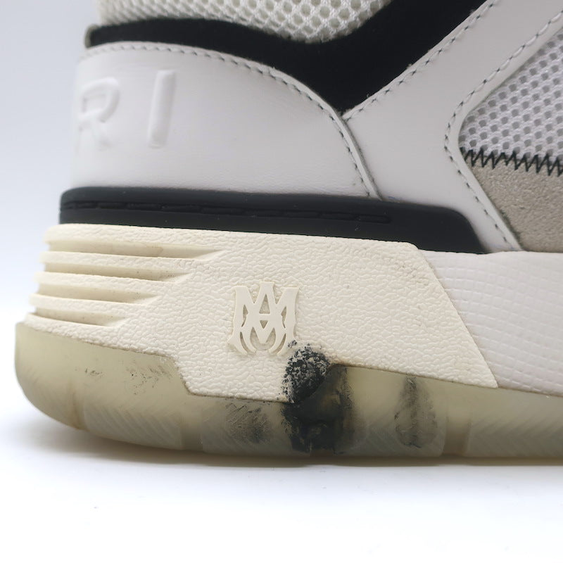 Amiri MA-1 Low Top Sneakers White Leather &amp; Mesh Size 9