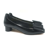 Christian Dior Idylle Ballet Pumps Black Patent Leather and Grosgrain Size 37