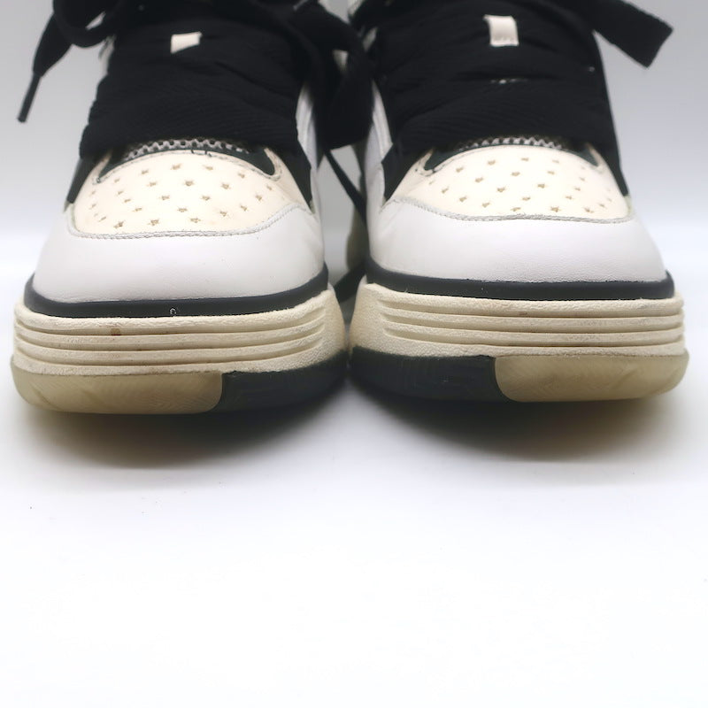 Amiri MA-1 Low Top Sneakers White Leather &amp; Mesh Size 9