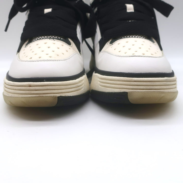 Amiri MA-1 Low Top Sneakers White Leather &amp; Mesh Size 9