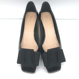 Christian Dior Idylle Ballet Pumps Black Patent Leather and Grosgrain Size 37