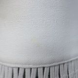 Alaia Macrame Fishnet Knit Turtleneck Top & Balloon Pant Set White Size 36