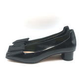 Christian Dior Idylle Ballet Pumps Black Patent Leather and Grosgrain Size 37