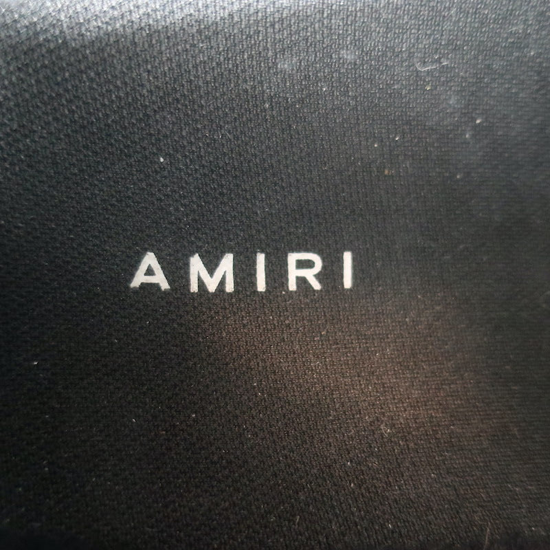 Amiri MA-1 Low Top Sneakers White Leather &amp; Mesh Size 9