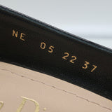 Christian Dior Idylle Ballet Pumps Black Patent Leather and Grosgrain Size 37