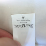 Brunello Cucinelli Monili-Trim Pussy Bow Short Sleeve Top Cream Silk Size Small