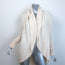Ralph Lauren Black Label Cashmere Cable Knit Circle Cardigan Ivory Size Medium