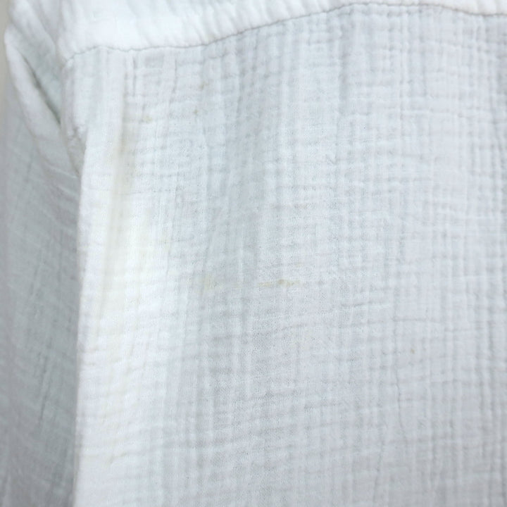THE GREAT Gauze Rancho Top White Cotton Size 0 Button Down Shirt