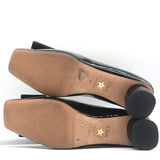 Christian Dior Idylle Ballet Pumps Black Patent Leather and Grosgrain Size 37