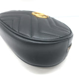 Gucci GG Marmont Belt Bag Black Matelasse Leather Size 75 US 30