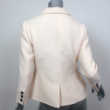 Christian Dior Bar Jacket Ivory Wool-Silk Size US 8 Single Breasted Blazer